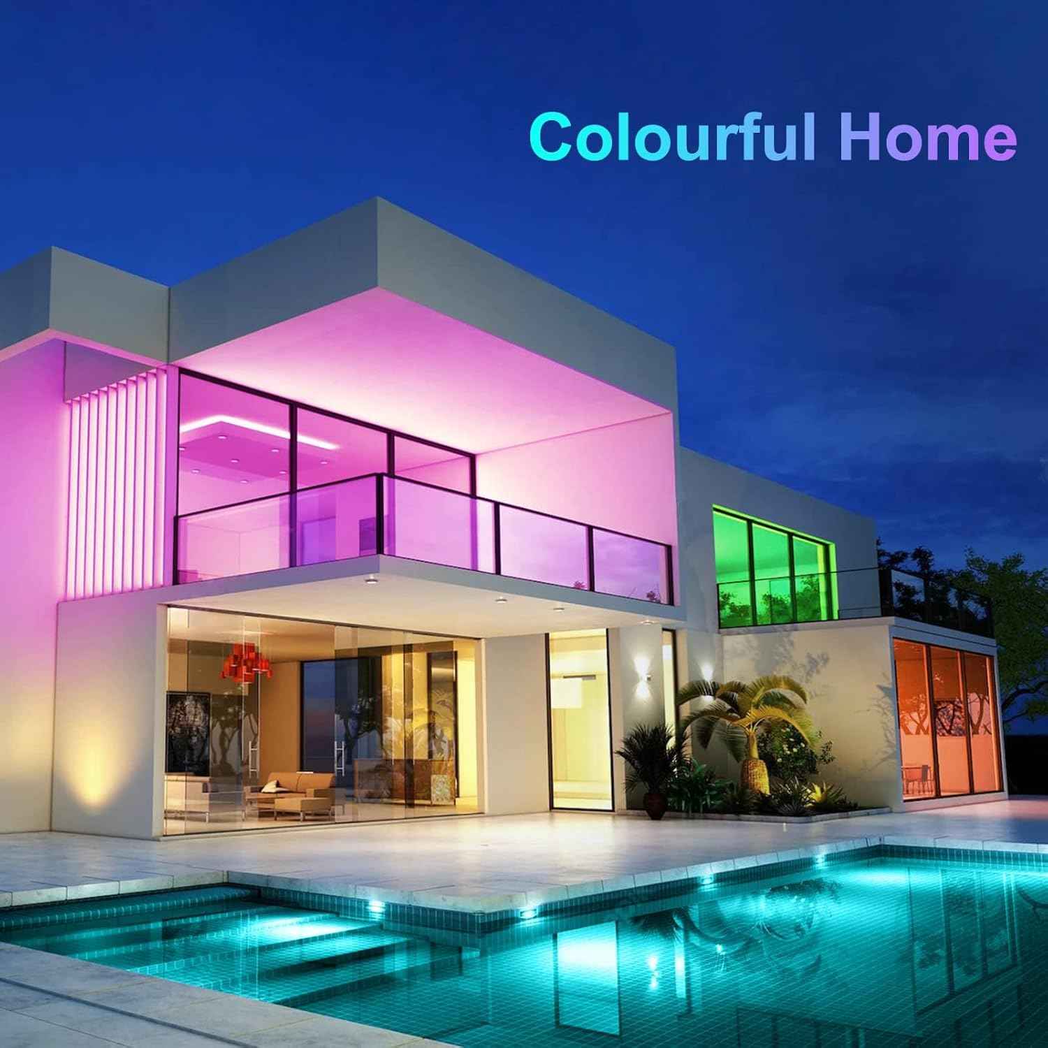 CHARKEE RGB LED Strip Lights – Aesthetic Ceiling and Wall Perimeter Lighting for Modern Home Interiors