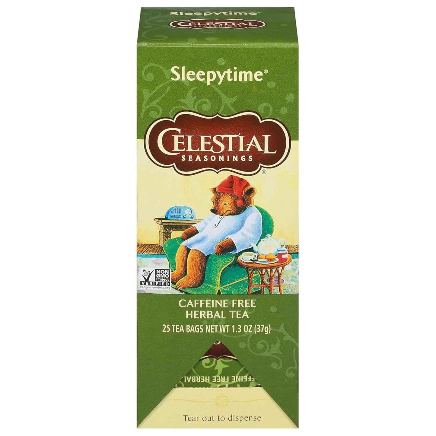 Celestial Seasonings Caffeine Free Chamomile Herbal Tea Cozy Birthday Gift for Mom and Women Friends