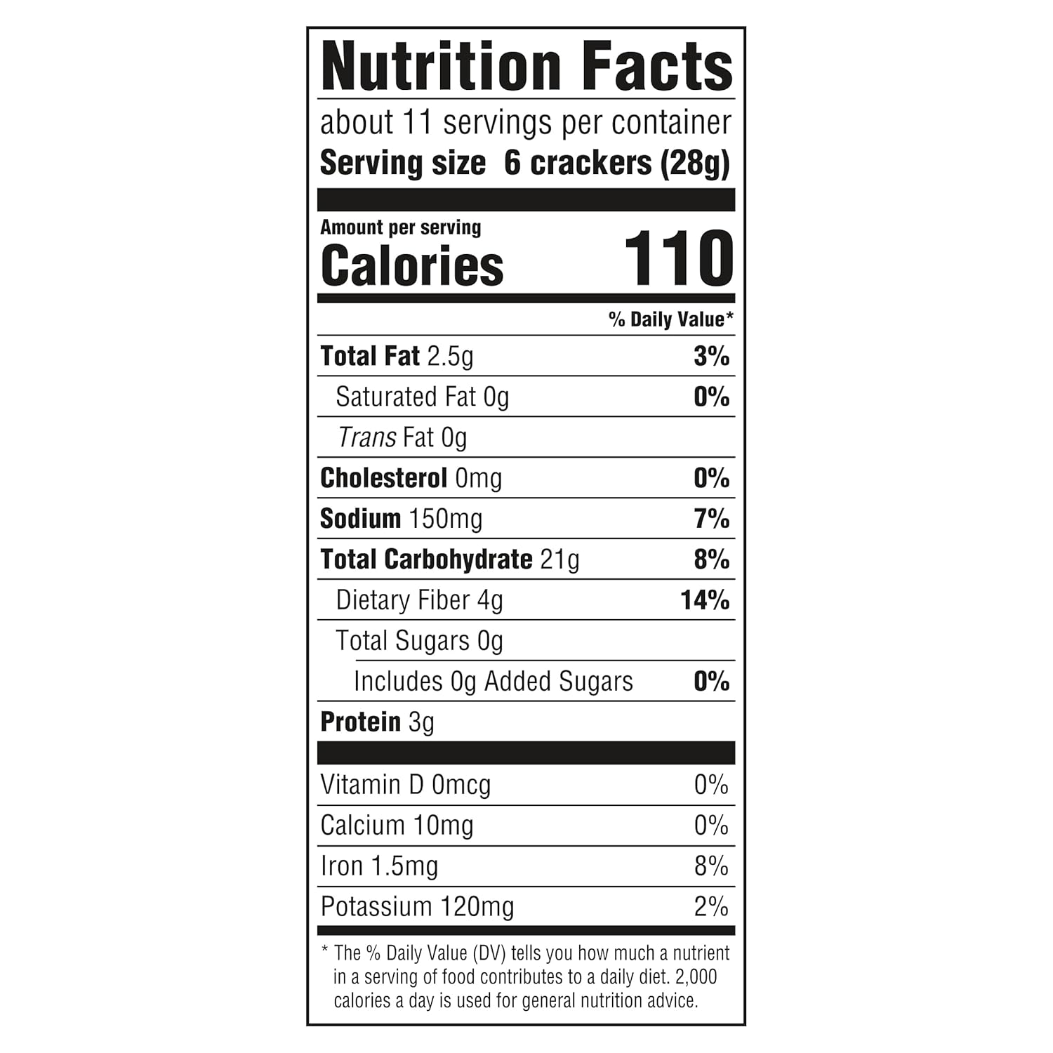 25% less fat compared to original triscuit crackers