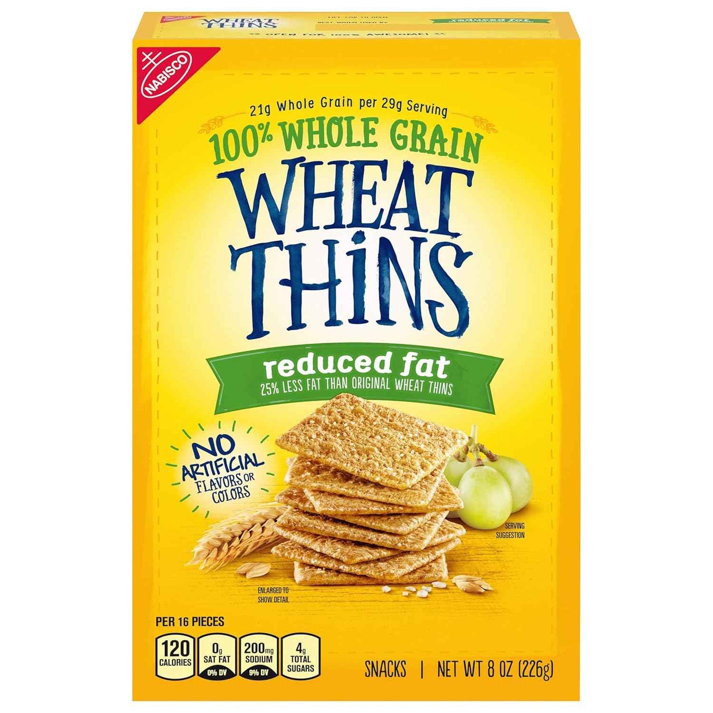 Wheat Thins Reduced Fat Crackers – Portable Snack for Backyard Patio Gatherings