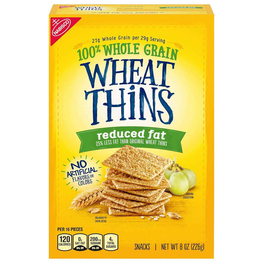 Wheat Thins Reduced Fat Crackers – Portable Snack for Backyard Patio Gatherings