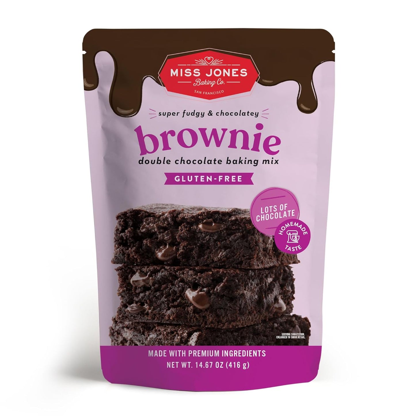 25% more chocolate chips than the leading brownie mix