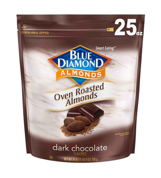 Blue Diamond Almonds Wasabi & Soy Sauce Flavored Snack Nuts – Bold Hostess Gift for Dinner Parties, 25 Oz Resealable Bag