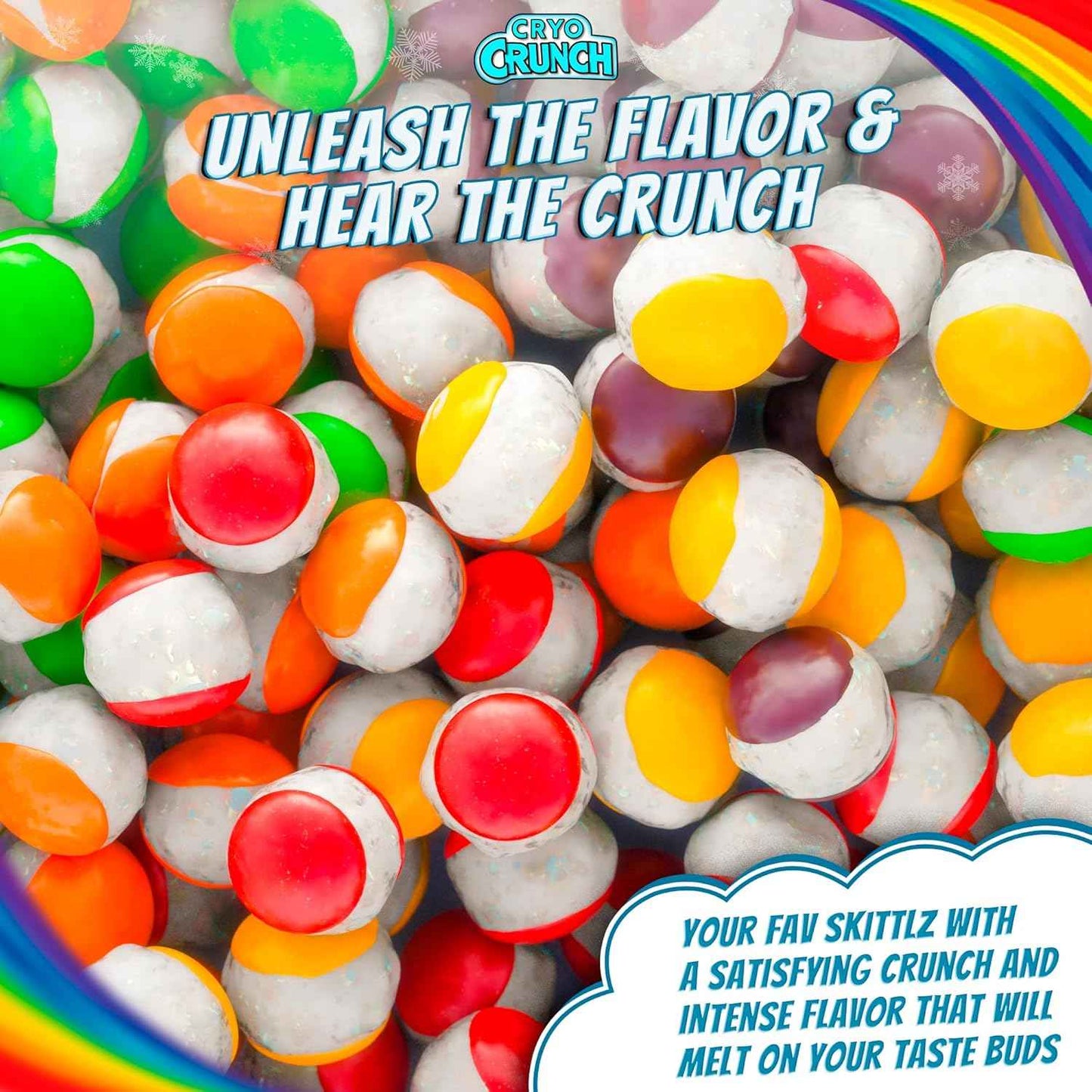 Primary Colors Candy Freeze Dried Candy 10oz Pantry-Stable Sweets - Work-From-Home Mindful Crunch Snack for Stressful Afternoons