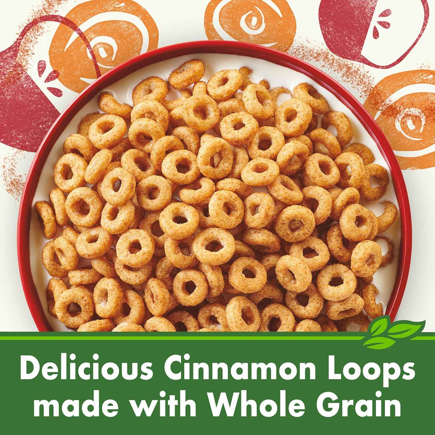 Cascadian Farm Organic Cinnamon Apple Cereal – Wholesome Cinnamon Apple Flavor Picky Eaters Love, 12 oz Pantry Box