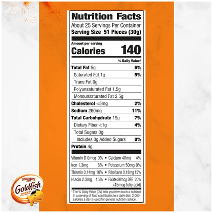 27.3 oz family-size carton yielding 25 servings (24.3 oz / standard for sharp cheddar variant)