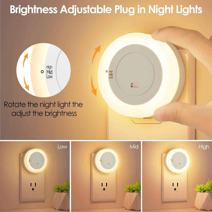 FOLKSMATE Nightlight Plug in – Child Safe Kids Room and Playroom Lighting, Cool Touch No Heat