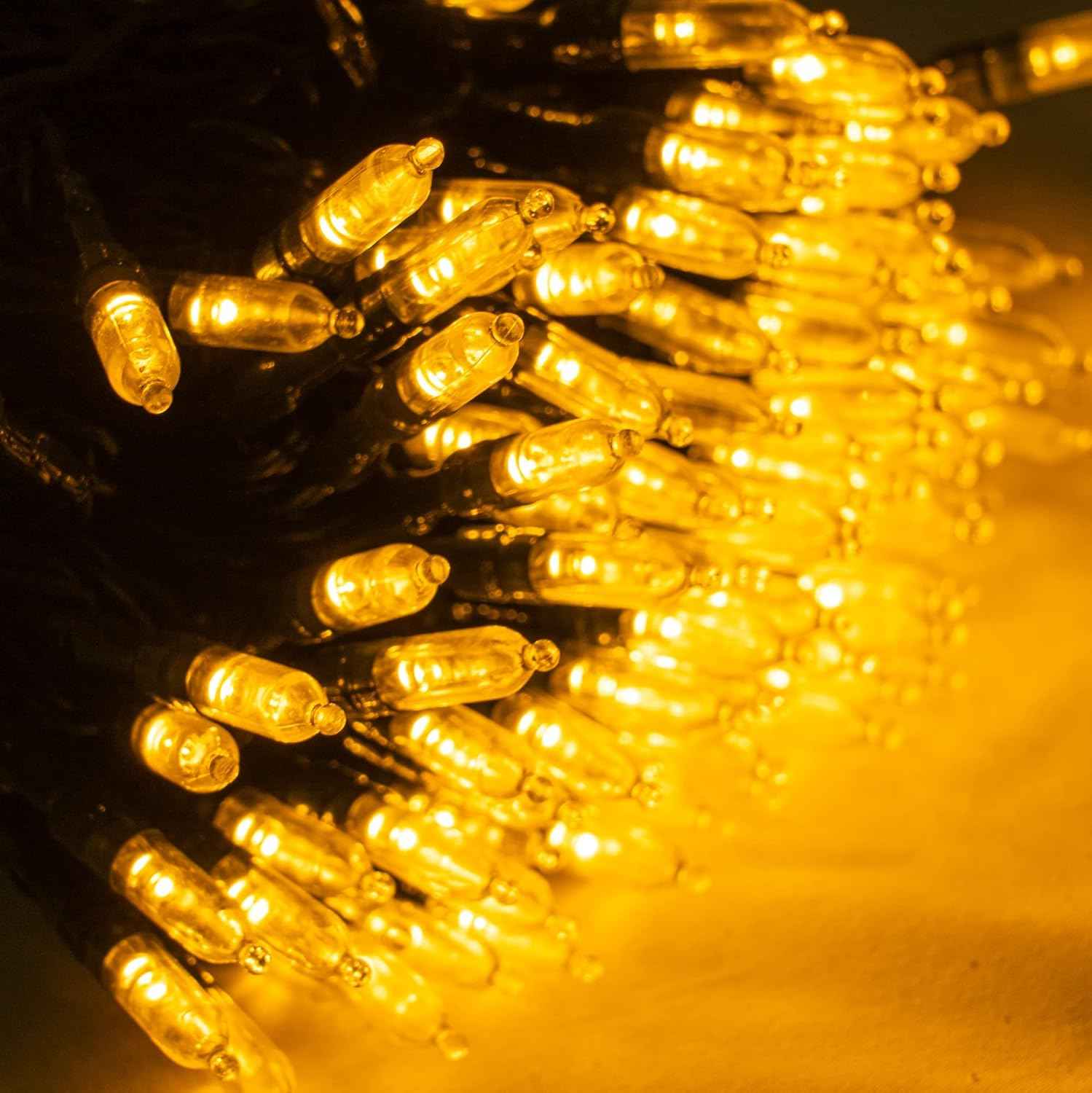 Dazzle Bright 200 LED Connectable Outdoor Lights 1000 LED Max – Backyard, Gazebo & Garden Party Ambiance