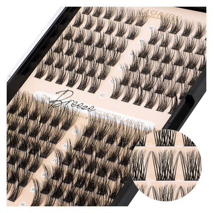 LASHVIEW_Lash_Clusters,_144_Pcs_Cluster_Lashes,_DIY_Cluster_Eyelash_Extensions_Mega_Volume_Reusable_Individual_Lashes_Cluster_Volume_Look_Super_Thin_Band_&_Soft(Volume,C-10-16mix)_Lightweight_Makeup_Salon_Cosmetic_Eyelashes_Extensions