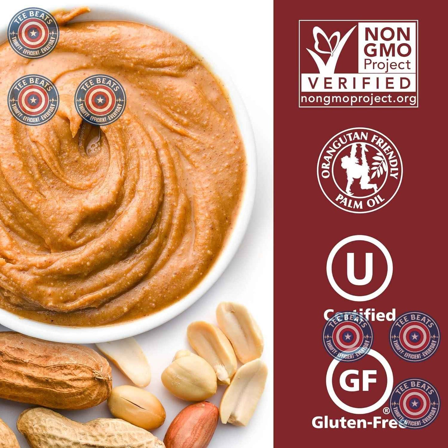 Justin’s Two-Ingredient Peanut Butter – Safe School Snack Jar for the Lunchbox Packing Station