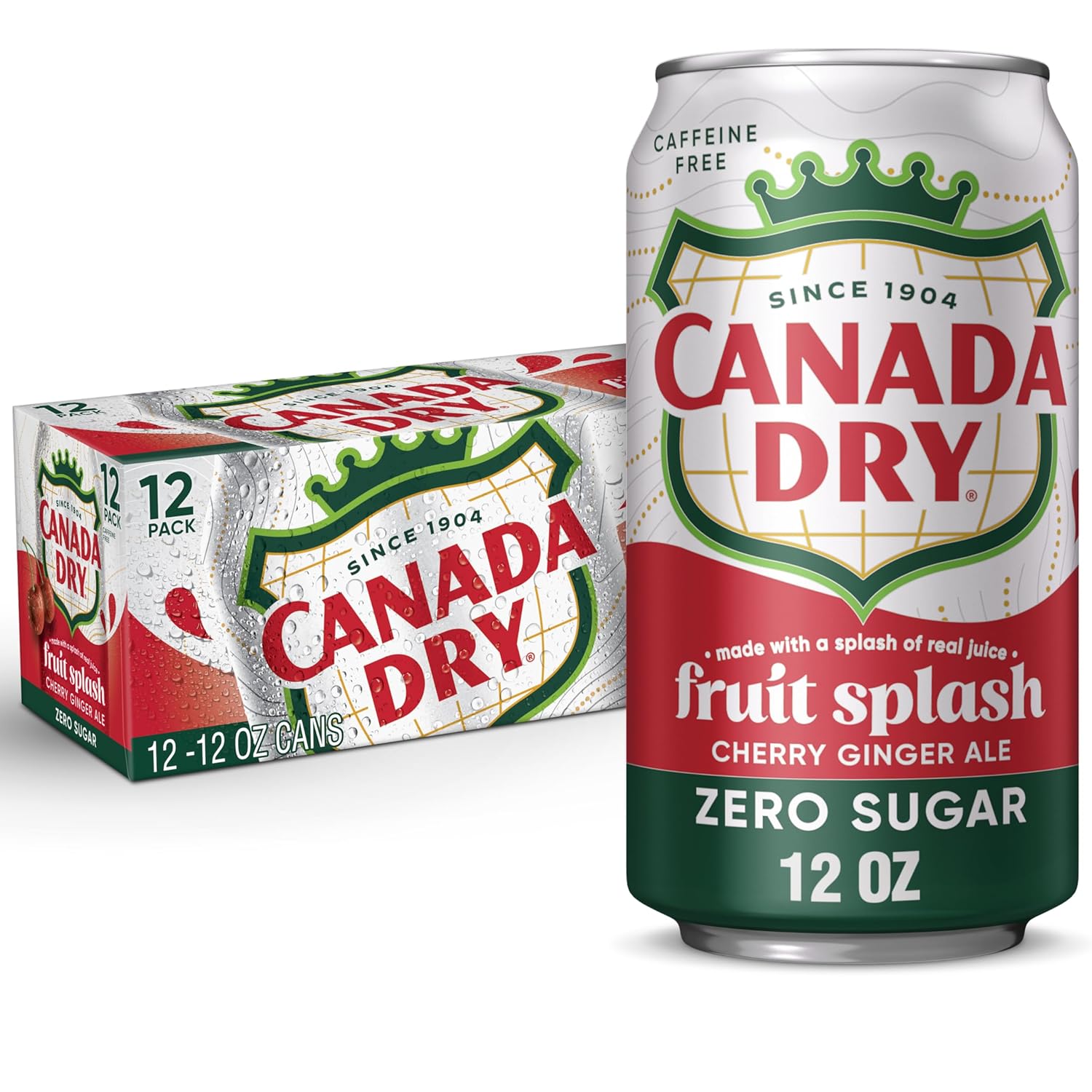 Fruit_Splash_Cherry_Ginger_Ale_Zero_Sugar_Soda,_12_fl_oz_cans,_12_pack