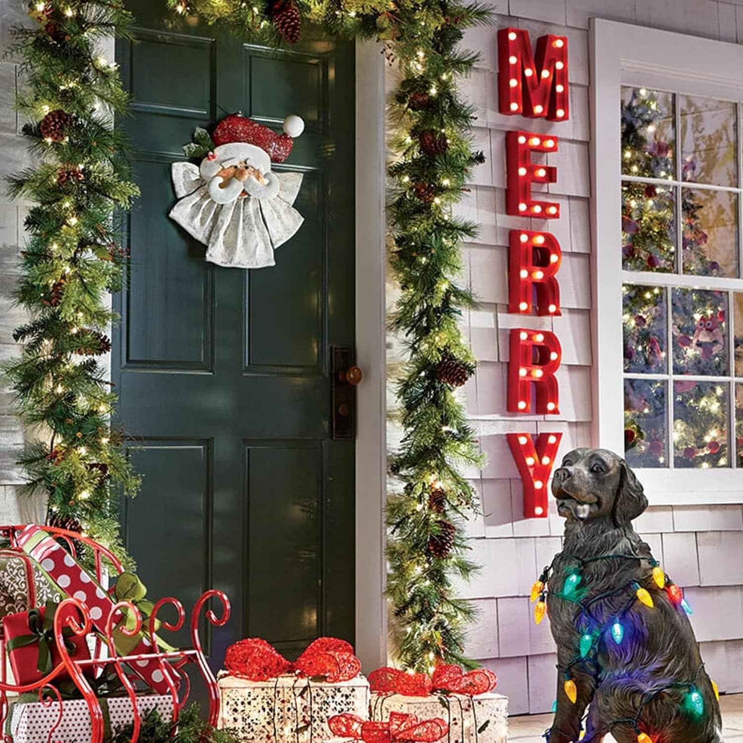 Dazzle Bright IP44 Outdoor Christmas Lights – Balcony, Garden, and Backyard Event Illumination for Winter Gatherings