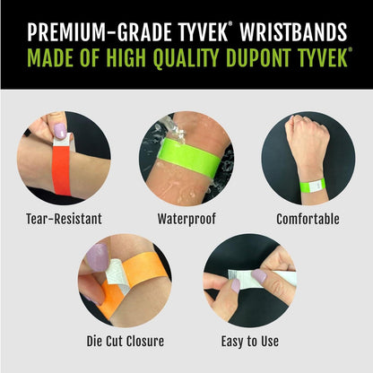 500_WristCo_Tyvek_Wristbands_for_Events_–_500_Count,_5-Color_Variety_Pack_–_Tamper-Proof_Design_Prevents_Reuse_–_Premium-Grade_Bracelets_for_Hospital_&_Medical_ID,_Party,_VIP_Identification