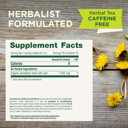 Traditional_Medicinals_Organic_Dandelion_Leaf_&_Root_Herbal_Tea_(Pack_of_1),_Supports_Kidney_Function_and_Healthy_Digestion,_16_Bags_Total