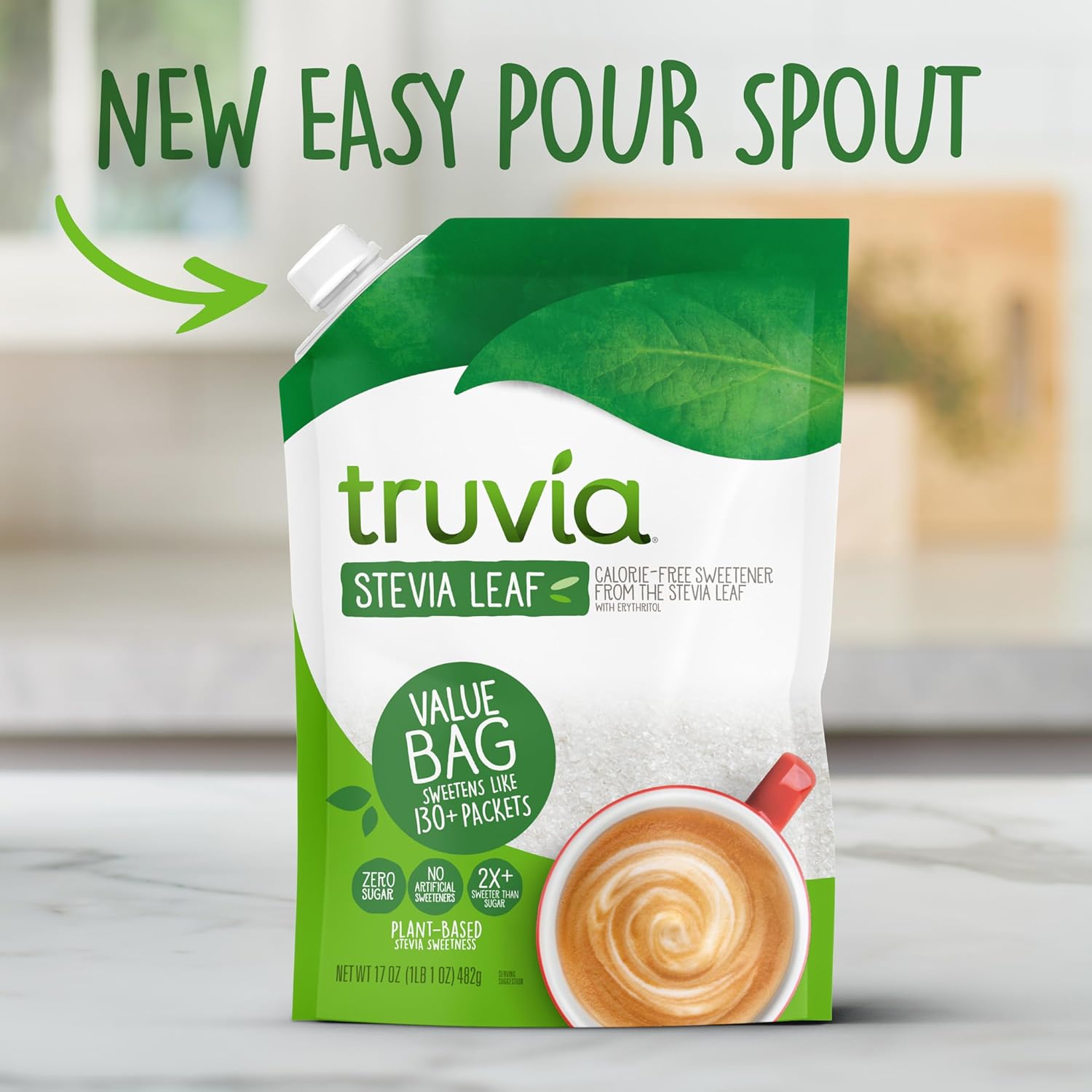 3/4 teaspoon equivalence to 2 teaspoons of sugar for easy recipe conversion