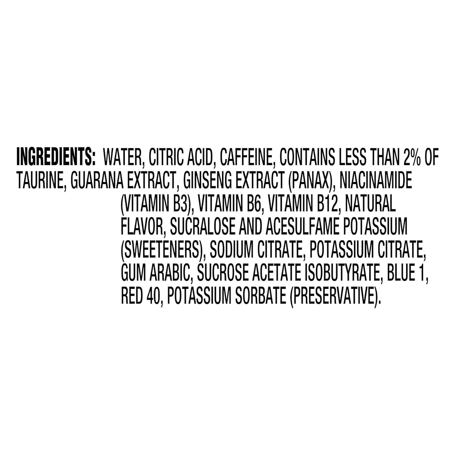 3/4 tsp dosing for 12 oz of water, allowing customizable intensity