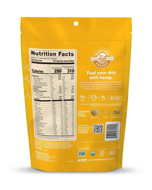 Manitoba Harvest Hemp Yeah Granola – Portable Protein Fuel for Trail Mix and Hiking Snacks