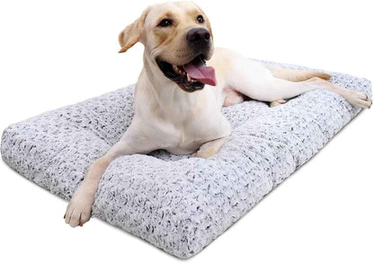 KSIIA Orthopedic Dog Crate Pad for Senior Dogs with Joint Relief Support