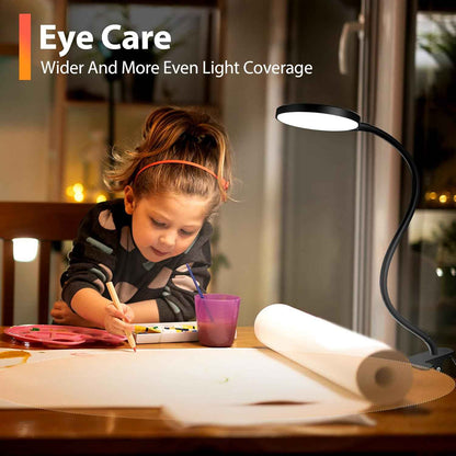 Glocusent Kids Reading Light for Bunk Bed – Cool-to-Touch Clip-On Lamp with 1-Hour Auto Shutoff for Safe Bedtime Reading