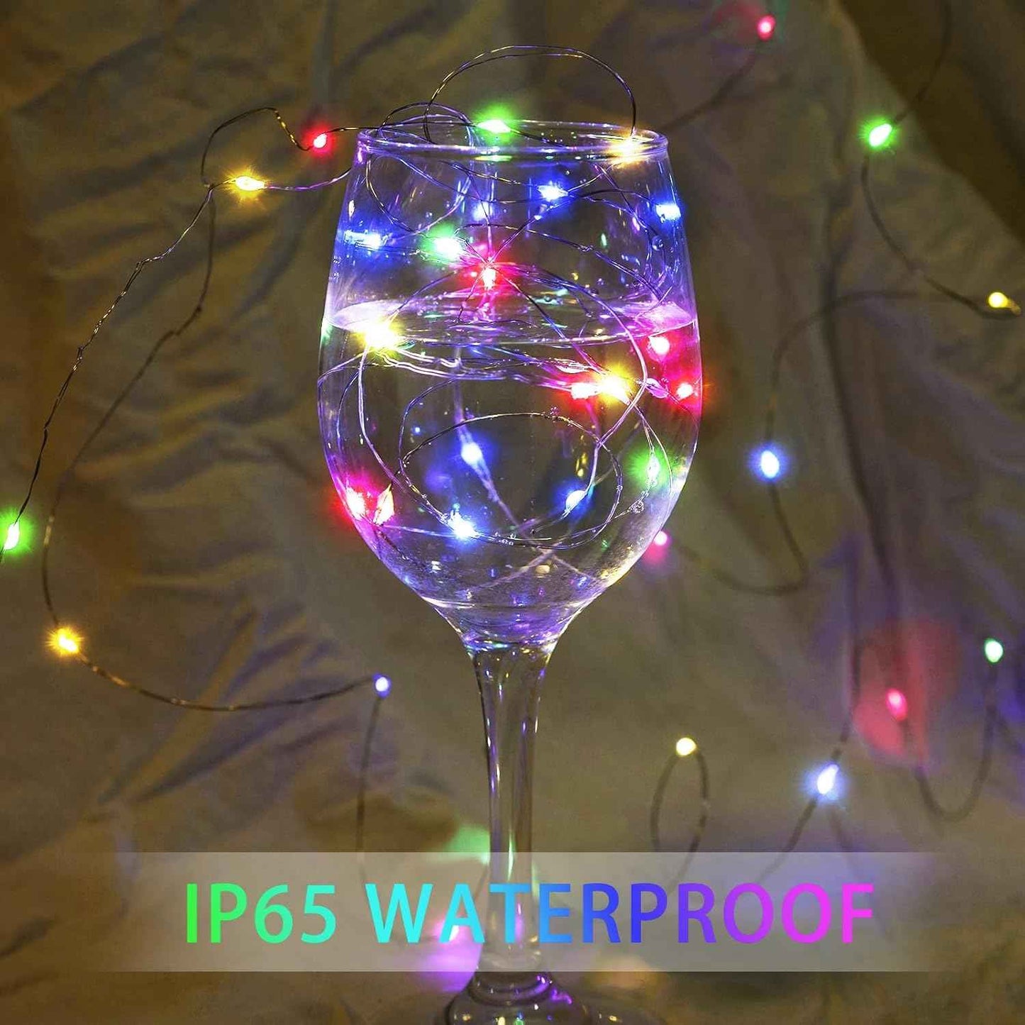 Aurora Glow Fairy Lights 7ft Battery Operated Cool to Touch Kids Room Night Light for Nursery and Playroom