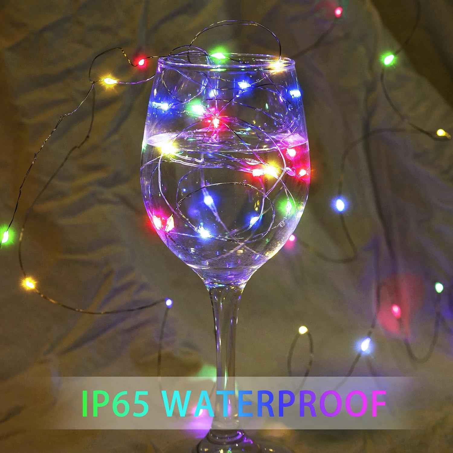 Aurora Glow Fairy Lights 7ft Battery Operated Cool to Touch Kids Room Night Light for Nursery and Playroom