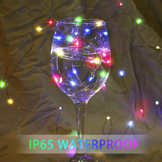 Aurora Glow Fairy Lights 7ft Battery Operated Cool to Touch Kids Room Night Light for Nursery and Playroom