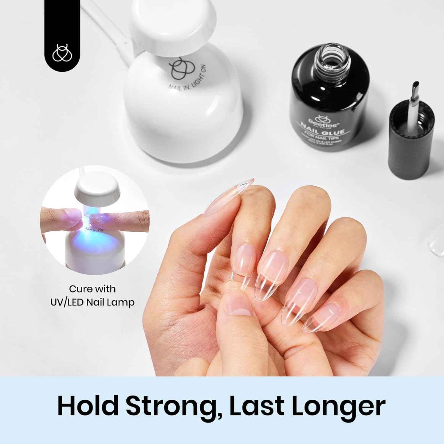 Beetles 3-Minute Gel Nail Kit – Quick 10-Minute Manicure for Busy Work-from-Home Schedules
