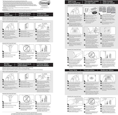 Command Picture Hanging Kit – No-Hammer Wall Hanging Strips Safe for Renters and Shared Walls