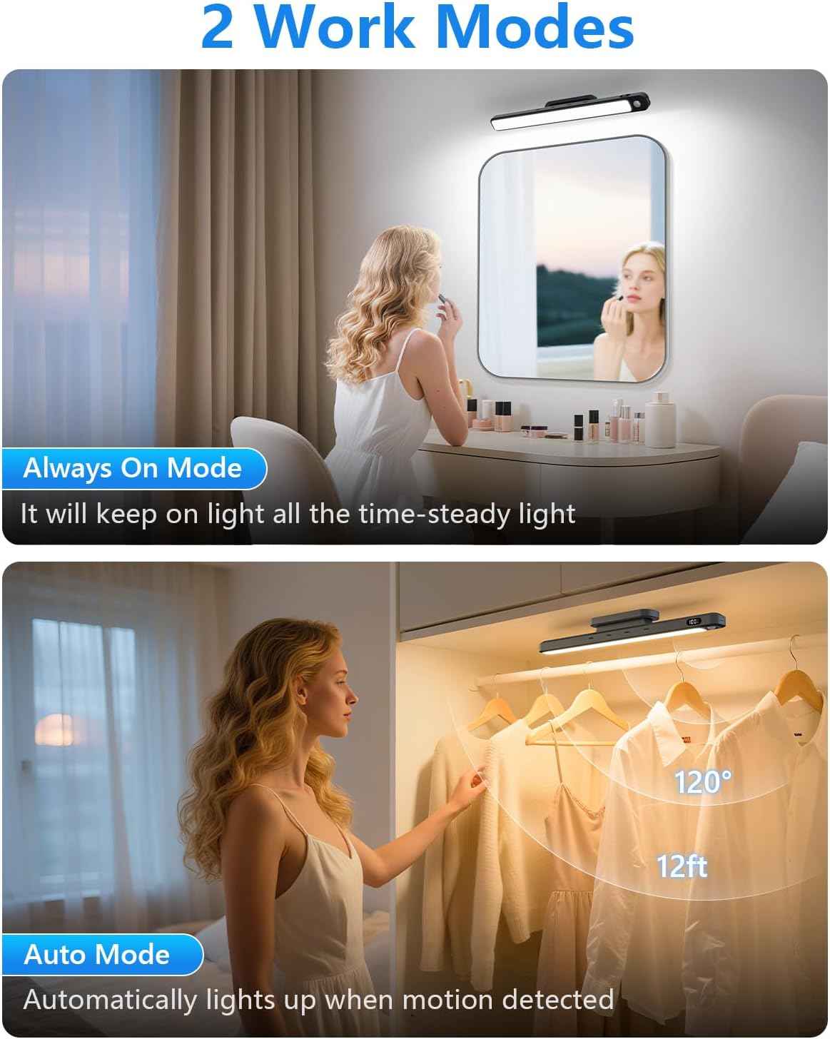 Ferswe Motion Sensor Light Bar – Practical Housewarming Gift for New Apartment Renters