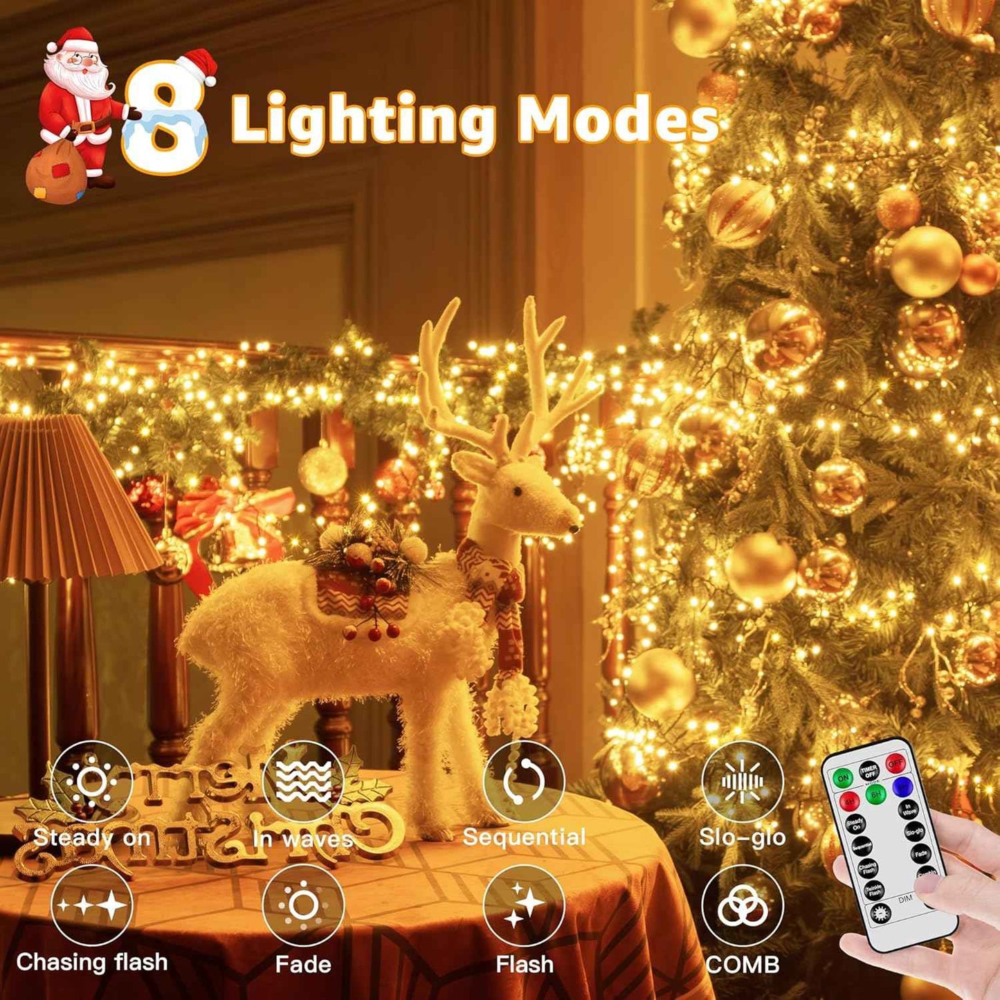 Lumicharm 29V Cool-to-Touch LED String Lights – Flameless Alternative to Candles for Bedroom and Living Room