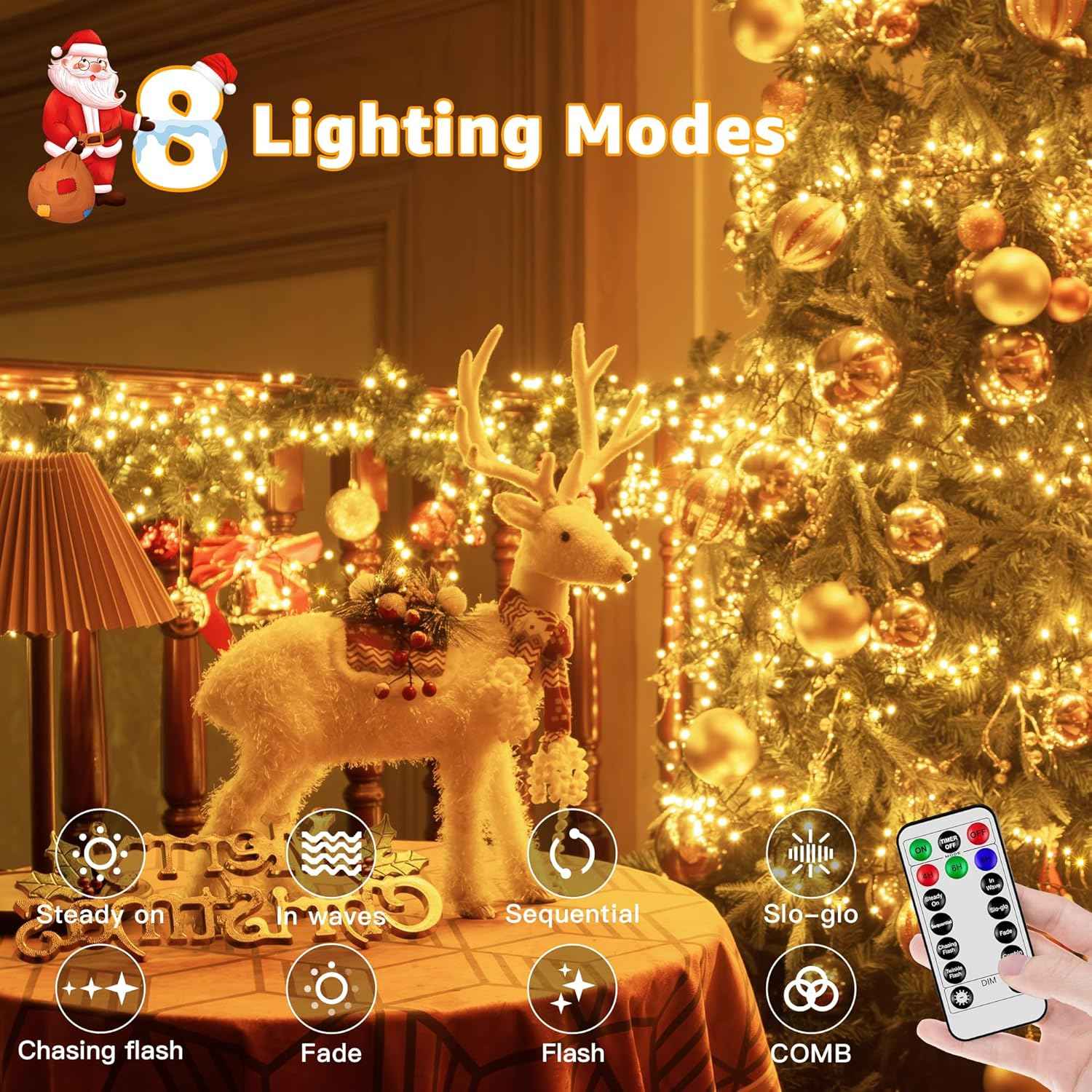Lumicharm 29V Cool-to-Touch LED String Lights – Flameless Alternative to Candles for Bedroom and Living Room