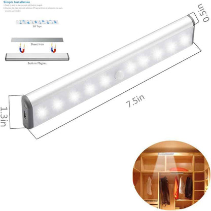 LucentGlow Motion Sensor Light – Modern LED Accent for Bedroom and Living Room Decor, Warm Aesthetic Under Cabinet Glow