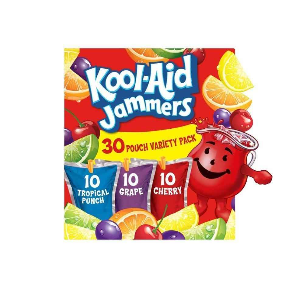 Kool-Aid Jammers Variety Pack – Kid-Safe Lunchbox Drink for School, Daycare & Playdates
