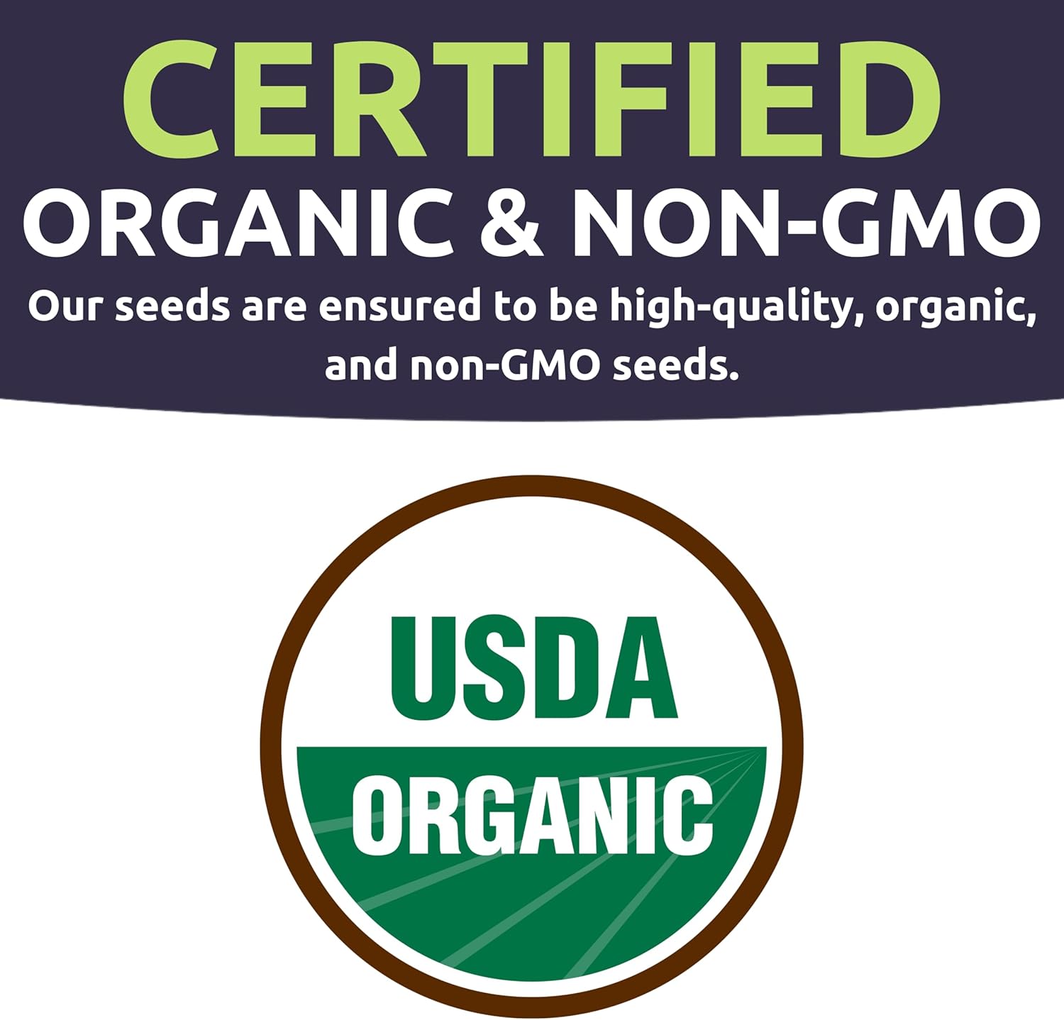 30-day germination guarantee with full refund policy
