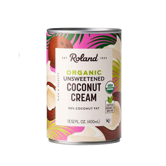 Roland Foods Organic Coconut Cream – Single-Ingredient Pantry Essential for Uncluttered Kitchens and Intentional Home Cooking
