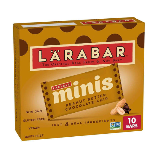 Larabar Minis Office Snack – 110 Calorie Afternoon Energy Boost for Desk Drawers, 30 Mini Bars