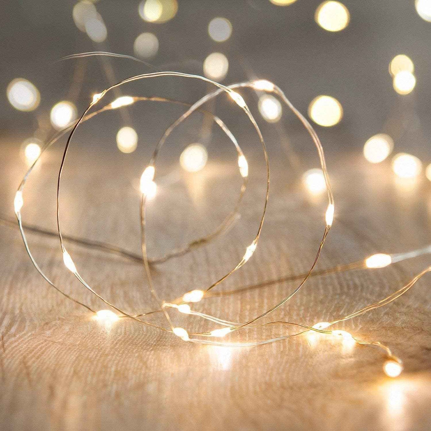 ANJAYLIA LED Fairy String Lights – Child Safe Nursery and Playroom Night Light, Cool to the Touch