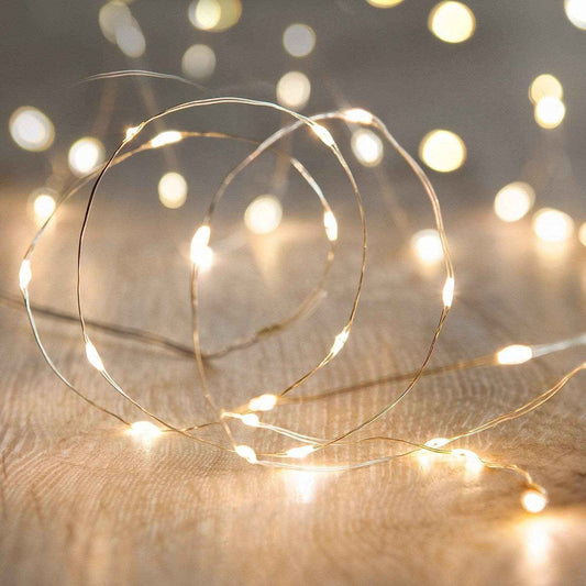 ANJAYLIA LED Fairy String Lights – Child Safe Nursery and Playroom Night Light, Cool to the Touch