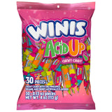 Winis Chewy Pineapple Orange Cherry Taffy – Nut-Free Kids Treats for Classroom Parties and Birthday Goody Bags
