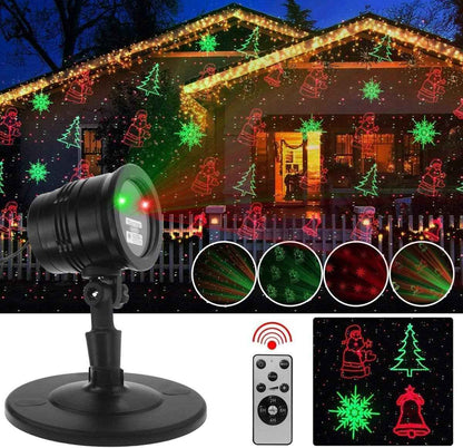 [Brand] Flameless Laser Projector – Smoke-Free Holiday Light with Auto Timer & Cool-Run Housing
