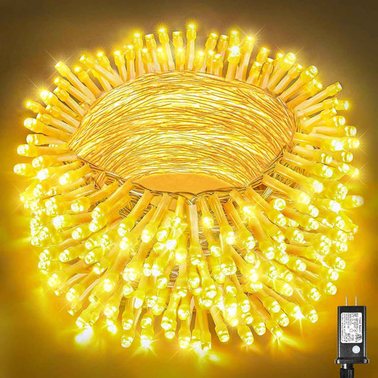 Xmars Child Safe String Lights – 100ft 300 LED 29V Cool Plug Warm White for Nursery, Playroom & Tree House Decor