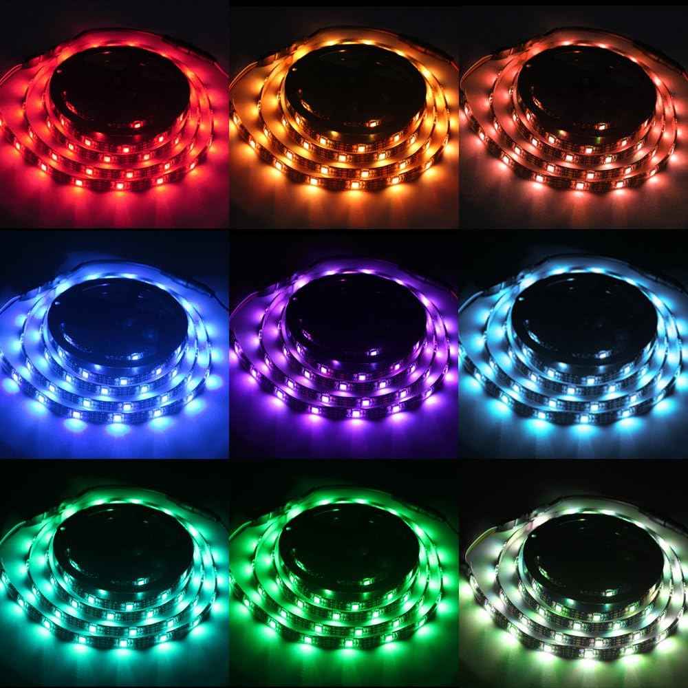 Luminique Battery LED Strip Lights – Thoughtful Birthday Gift for Her with 20 Colors and Modes