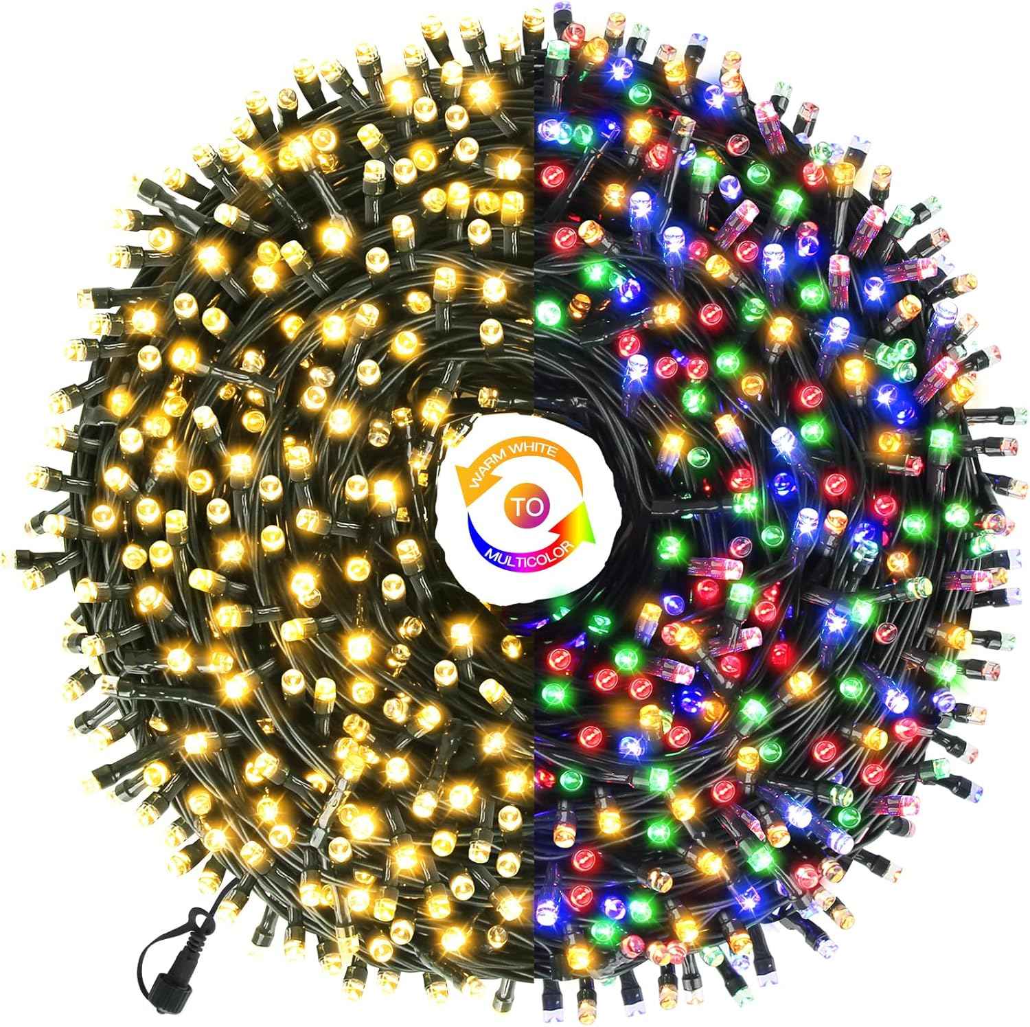 Chuya 105ft Dual Color String Lights – Thoughtful Housewarming Gift and Holiday Present for Her