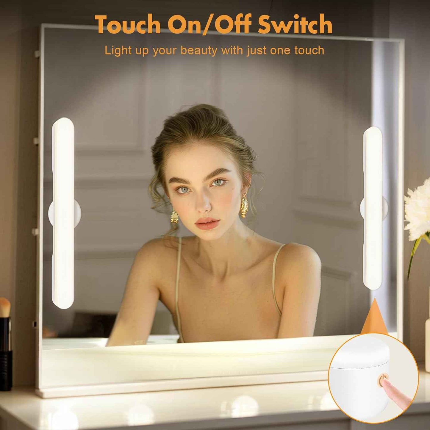 LUMIMUSE Vanity Light Bar – Clean Cordless Lighting for Minimalist Bathroom Mirrors and Tidy Vanities