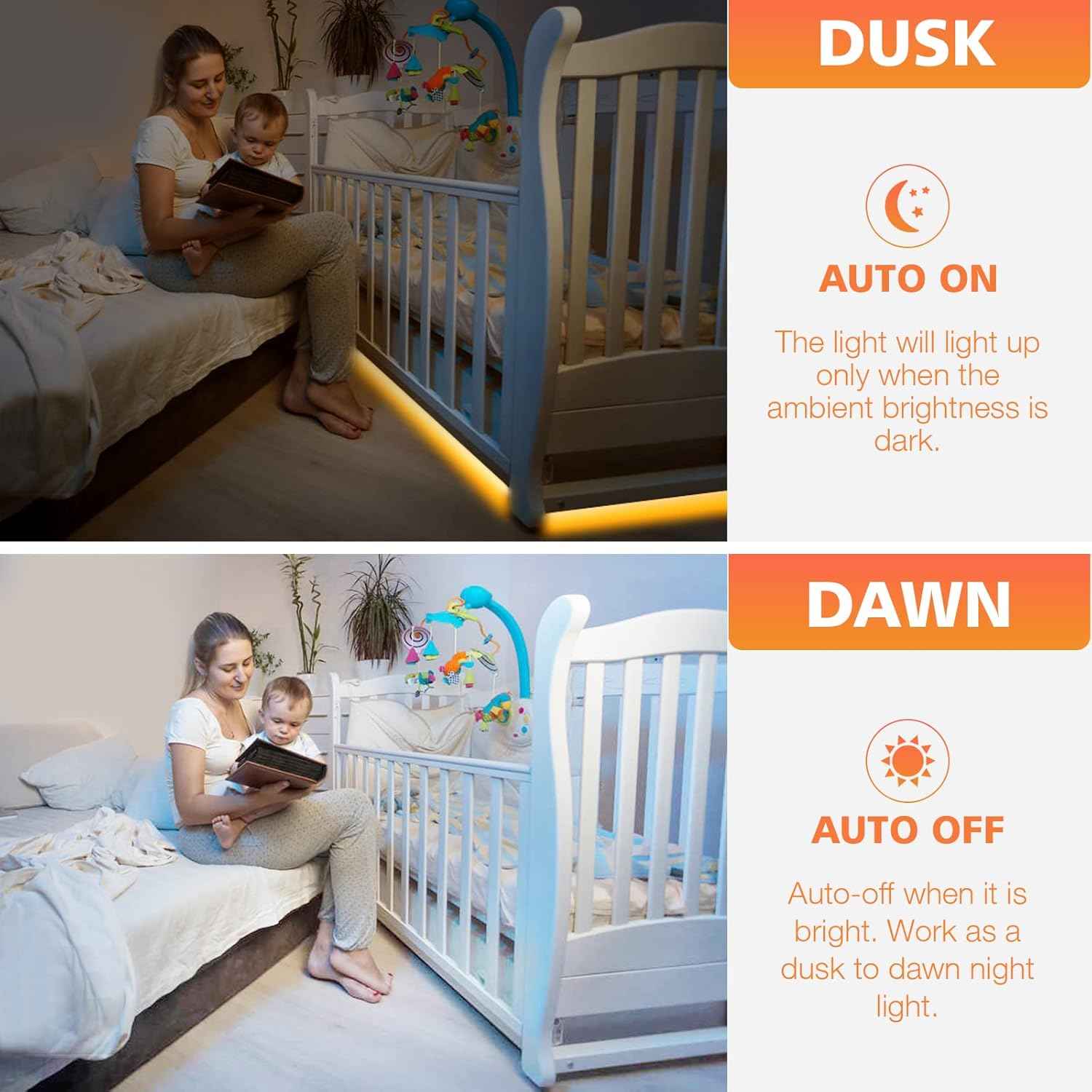 WOBANE Peel-and-Stick LED Strip – Clean No-Drill Lighting for Minimalist Apartments and Rented Spaces