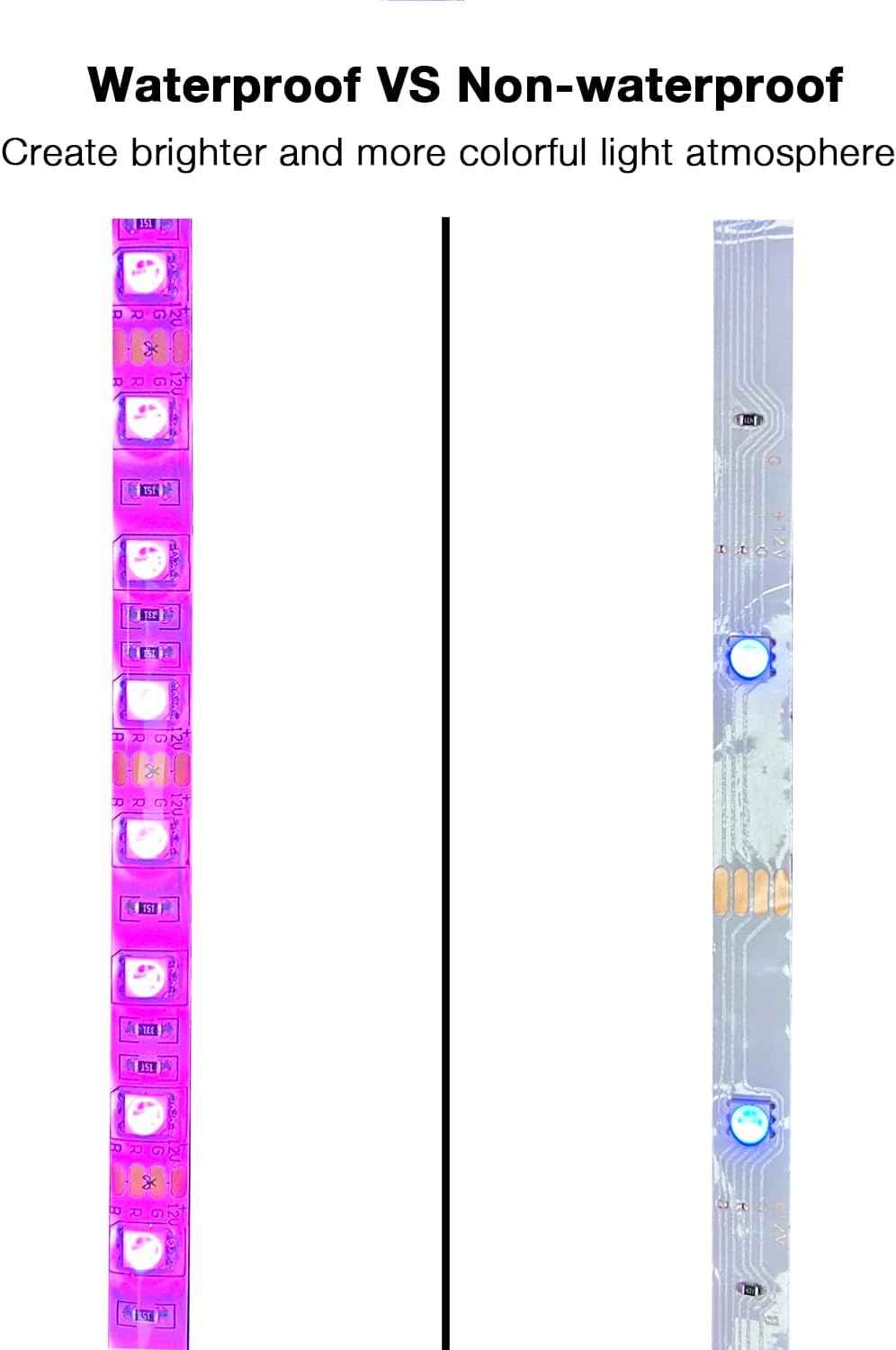 DAYBETTER Waterproof LED Strip Lights – Housewarming Gift for Women and Moms with 32.8ft of Customizable Color