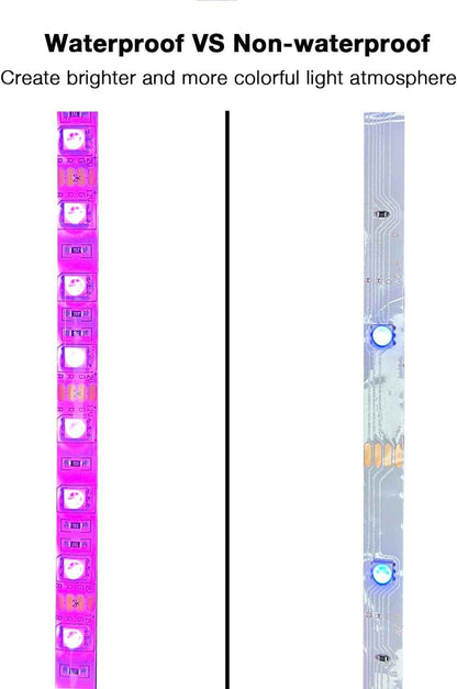 DAYBETTER Waterproof LED Strip Lights – Housewarming Gift for Women and Moms with 32.8ft of Customizable Color