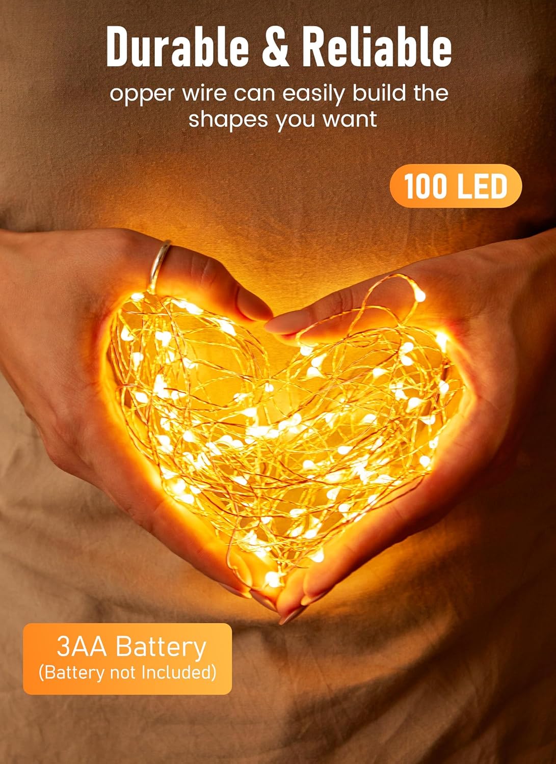 3000k warm white color temperature with steady 360-degree viewing angle and no flicker