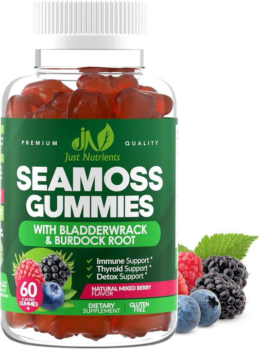 Sea Moss 3000mg Gummies - Clean-Label Supplement for the Clutter-Free Kitchen Counter