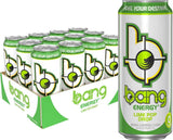 Bang Energy Lime Pop Drop – Sugar-Free Daily Wellness Drink for Mindful Calorie Counters, 16-Ounce Pack of 12